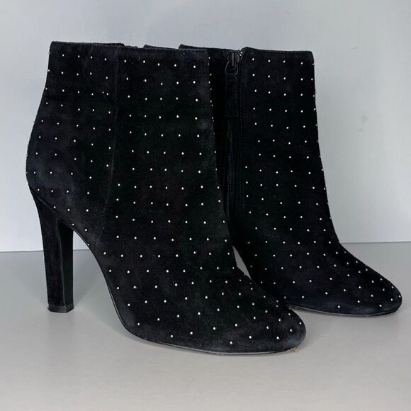 Joie Hachiro black gold studded booties  size 37 1/2 - Picture 1 of 11